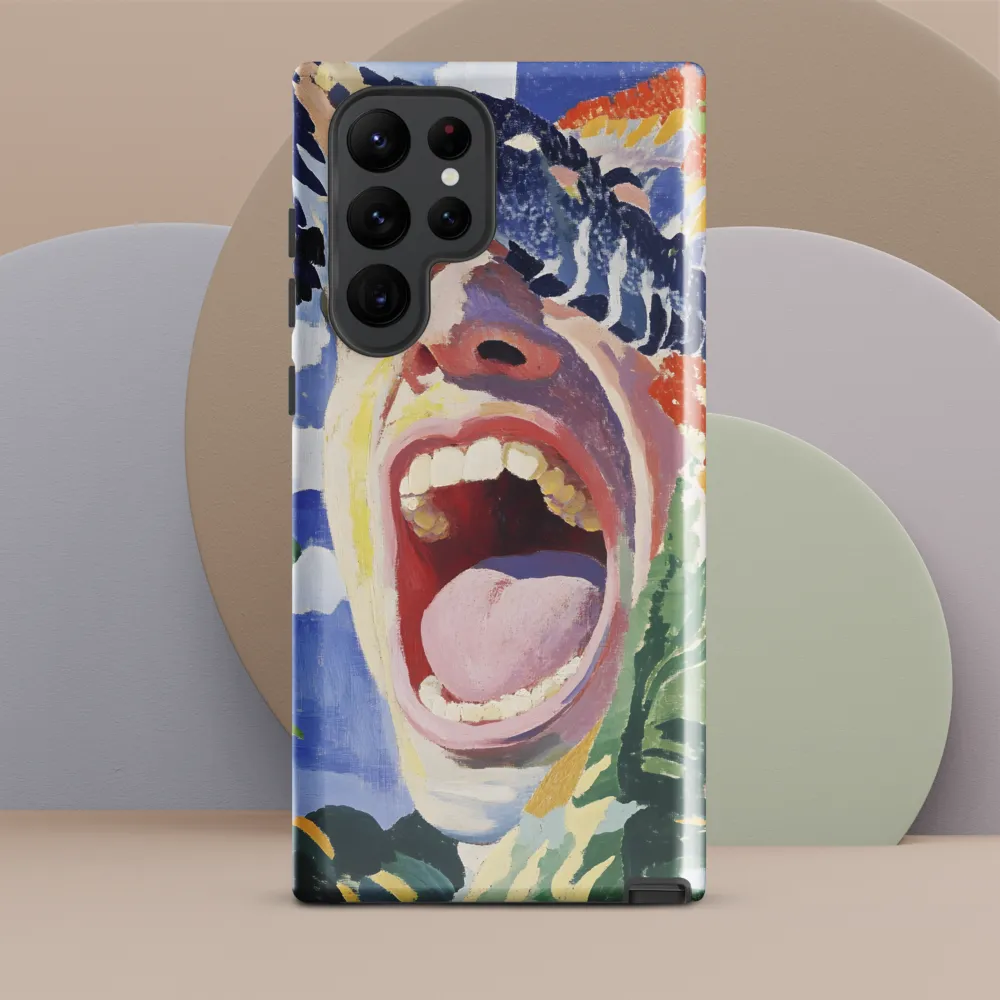The Echo of Anguish | Phone Case |  S22 Ultra | Tough Case | Glossy