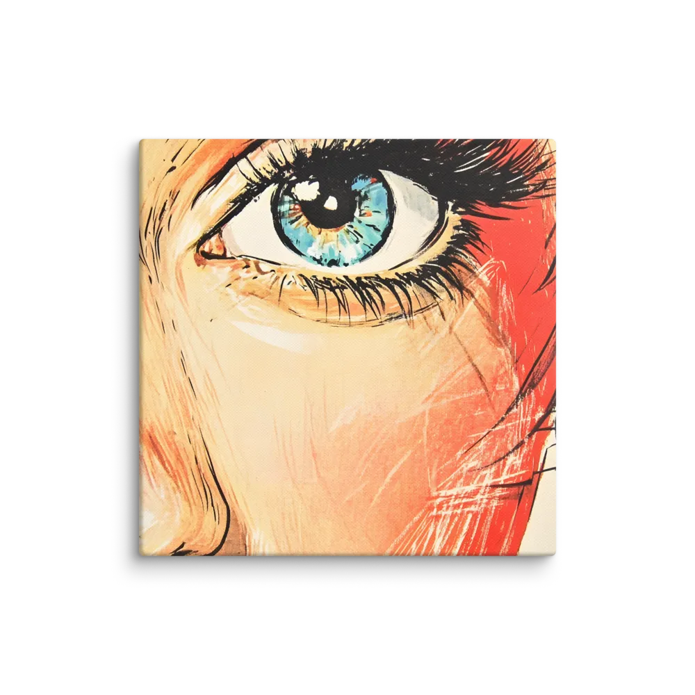 Gaze of Emotion | Canvas | 14″×14″