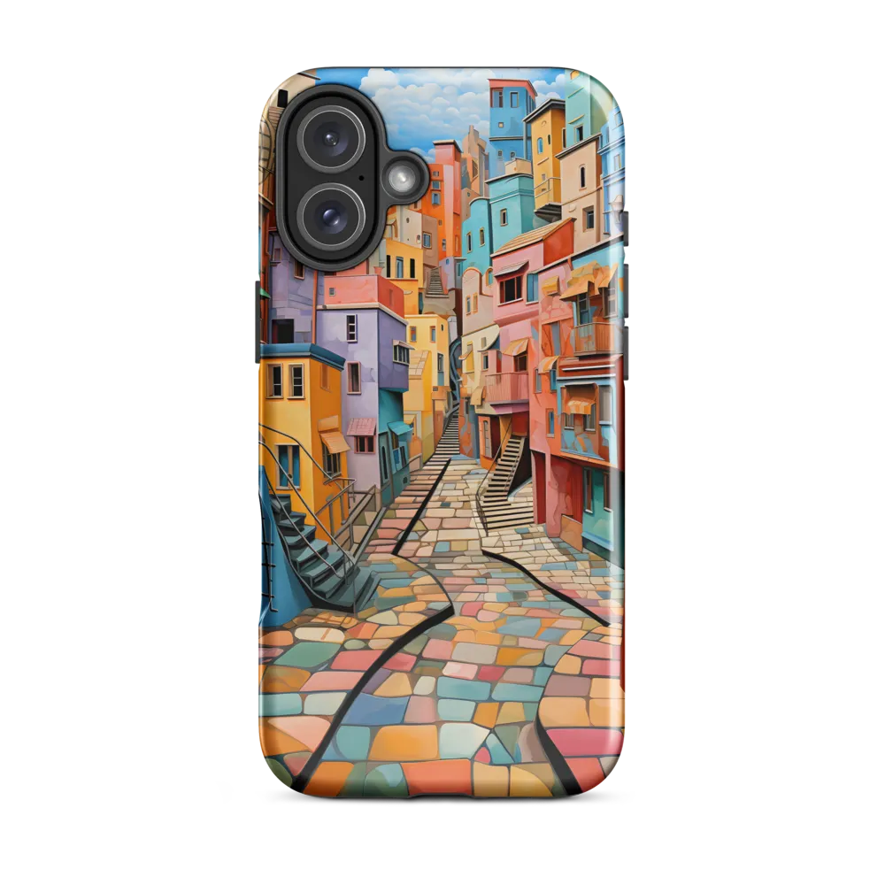 Vibrant Cityscape: A Kaleidoscope of Colors | Phone Case |  16 Plus | Tough Case | Glossy