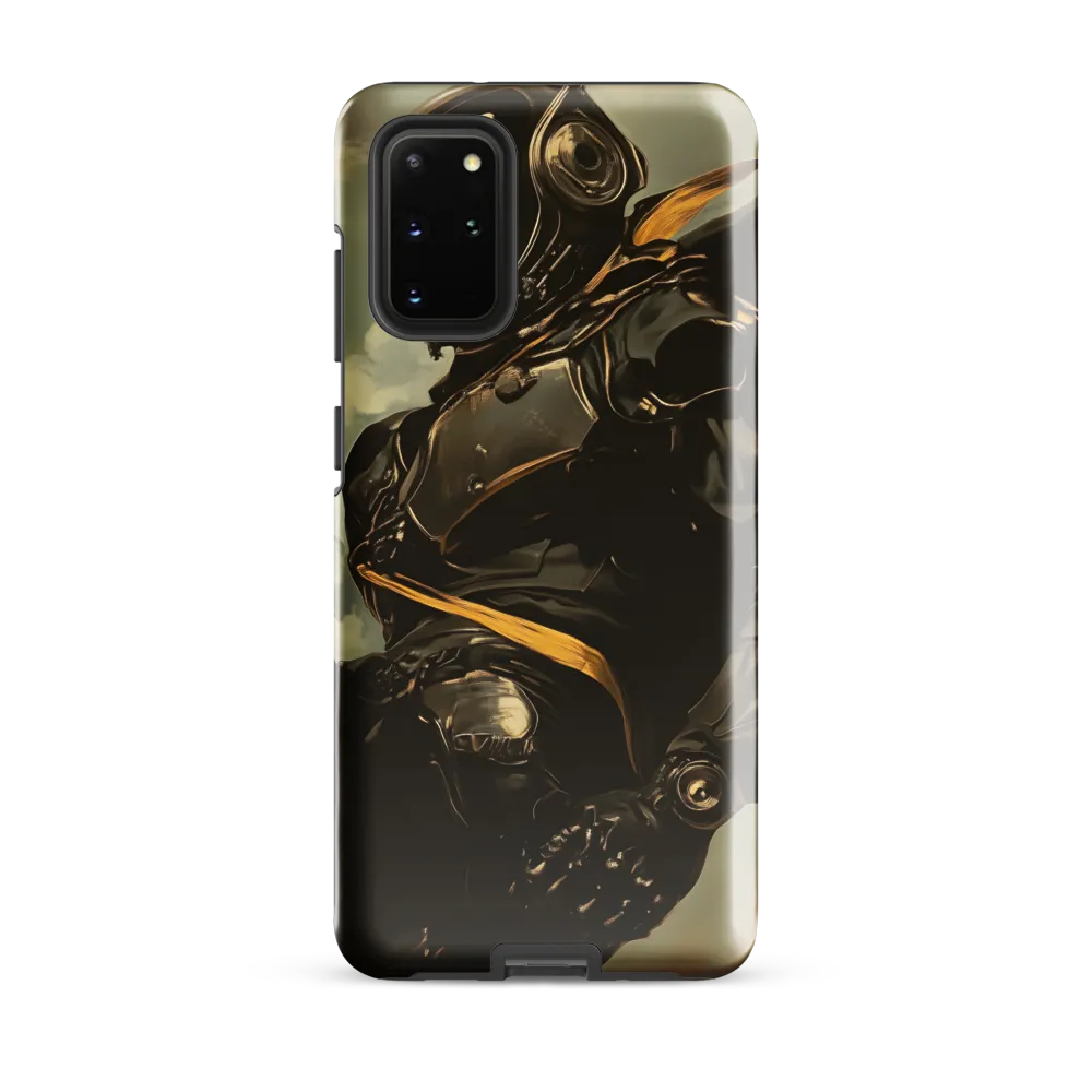 Ethereal Explorer: The Enigmatic Astronaut | Phone Case |  S20 Plus | Tough Case | Glossy