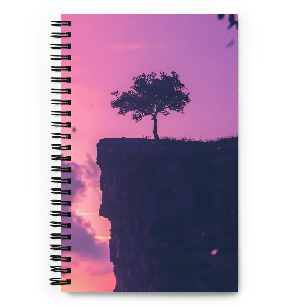 Solitude on the Edge | Spiral Notebook