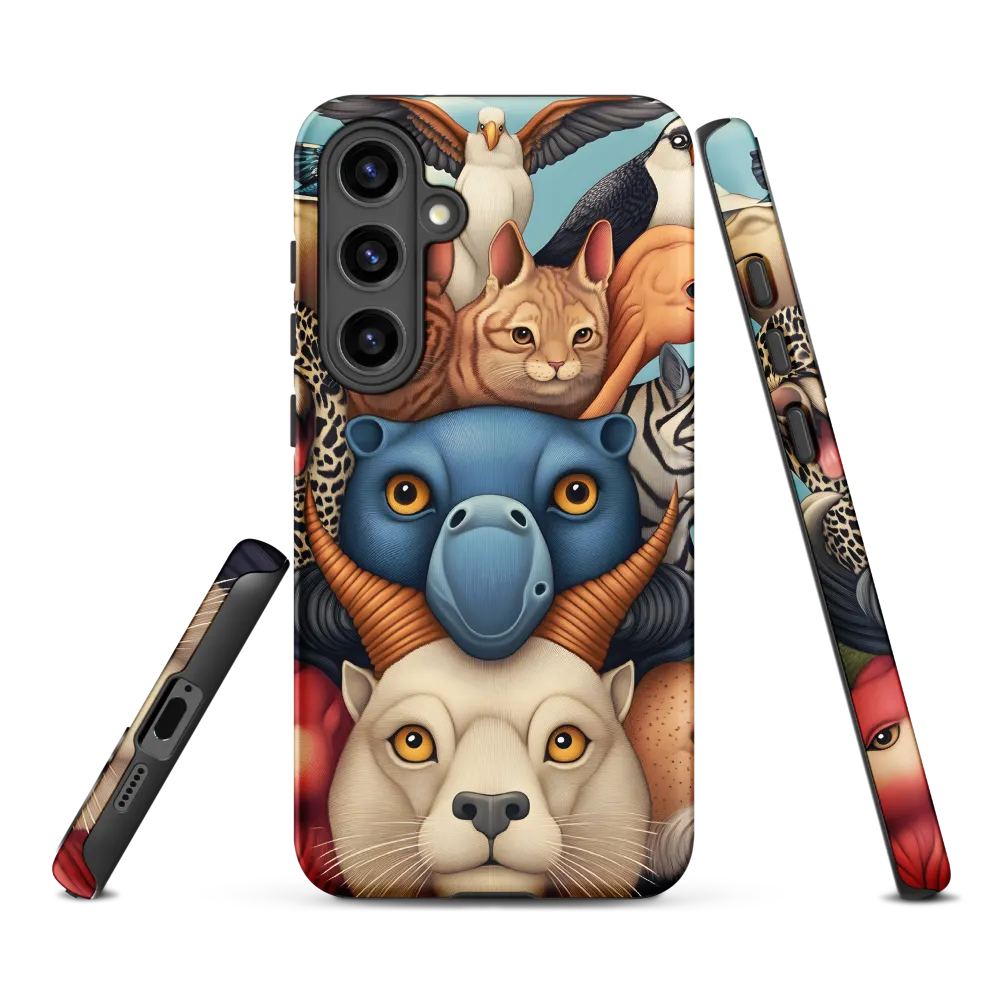 Harmonious Echoes of Wildlife | Phone Case |  S24 Plus | Tough Case | Matte