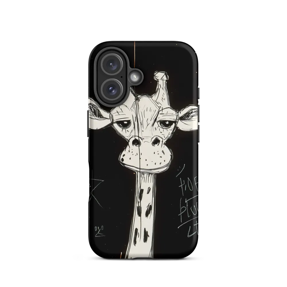 Whimsical Giraffe in Ink | Phone Case