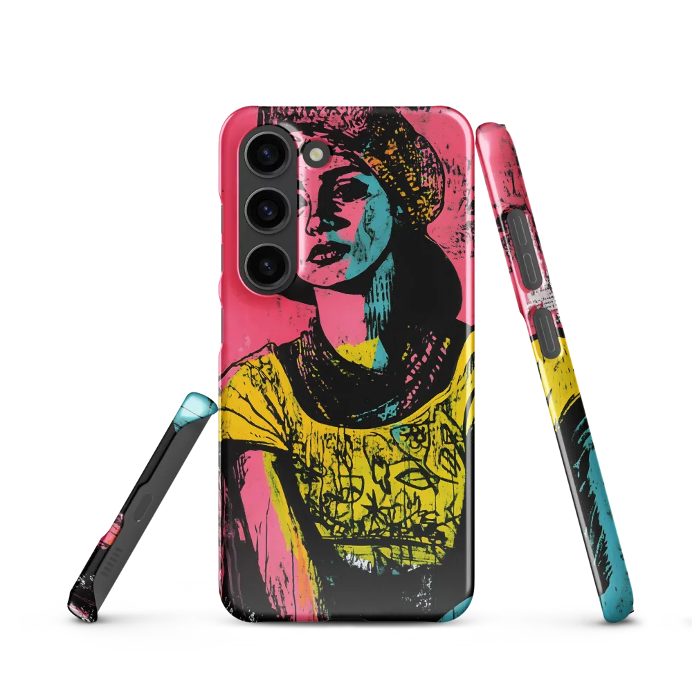Urban Elegance: A Graffiti Portrait