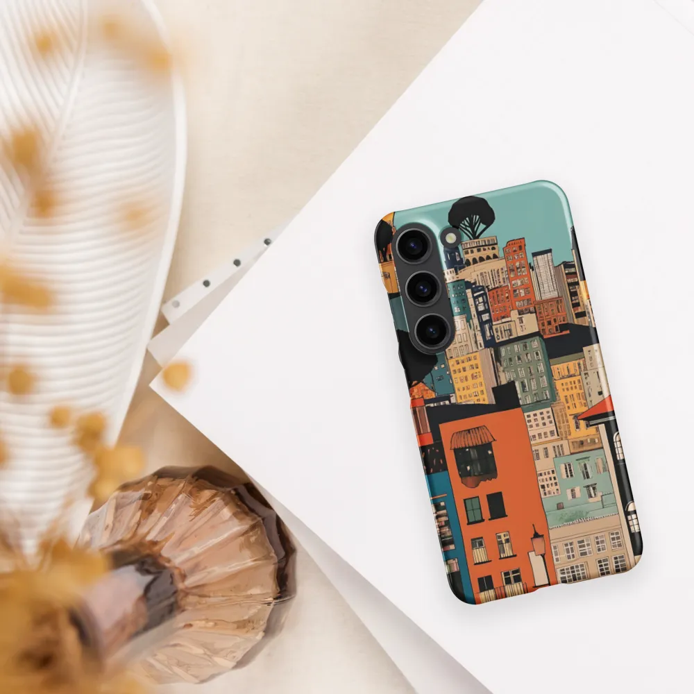 Urban Fusion: A Colorful Cityscape