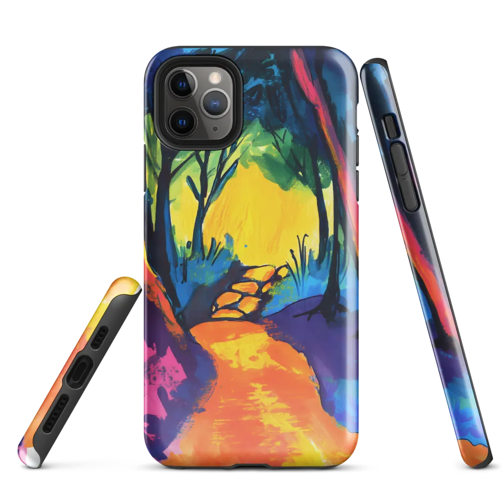 Path Through a Vibrant Forest | Phone Case |  11 Pro Max | Tough Case | Glossy