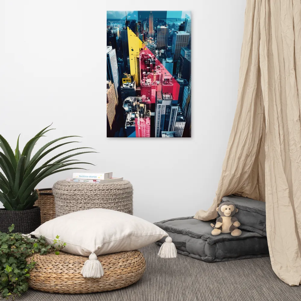 Dynamic Urban Symphony | Canvas | 24″×36″