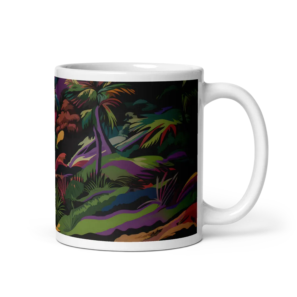 Tropical Sunset Escape | Mug with White inside | 11 oz