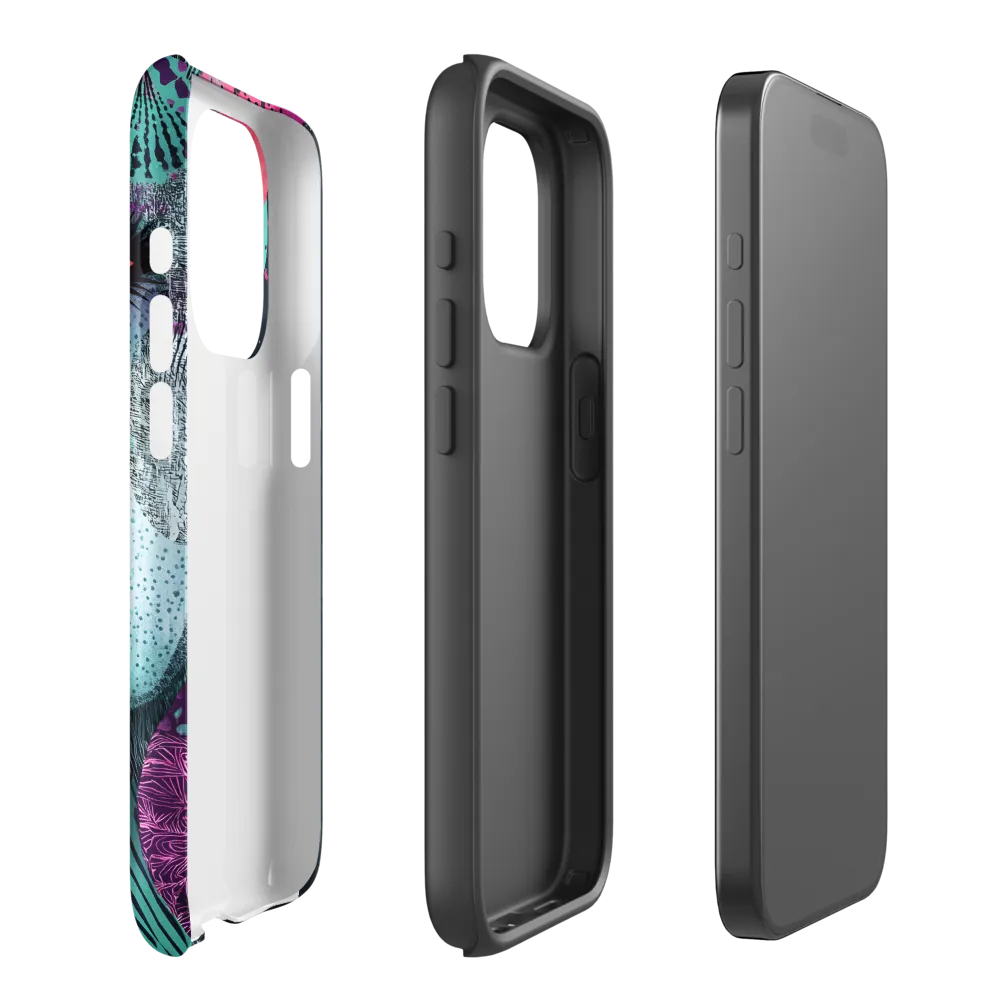 Mystical Beauty in Blue and Pink | Phone Case |  15 Pro | Tough Case | Matte