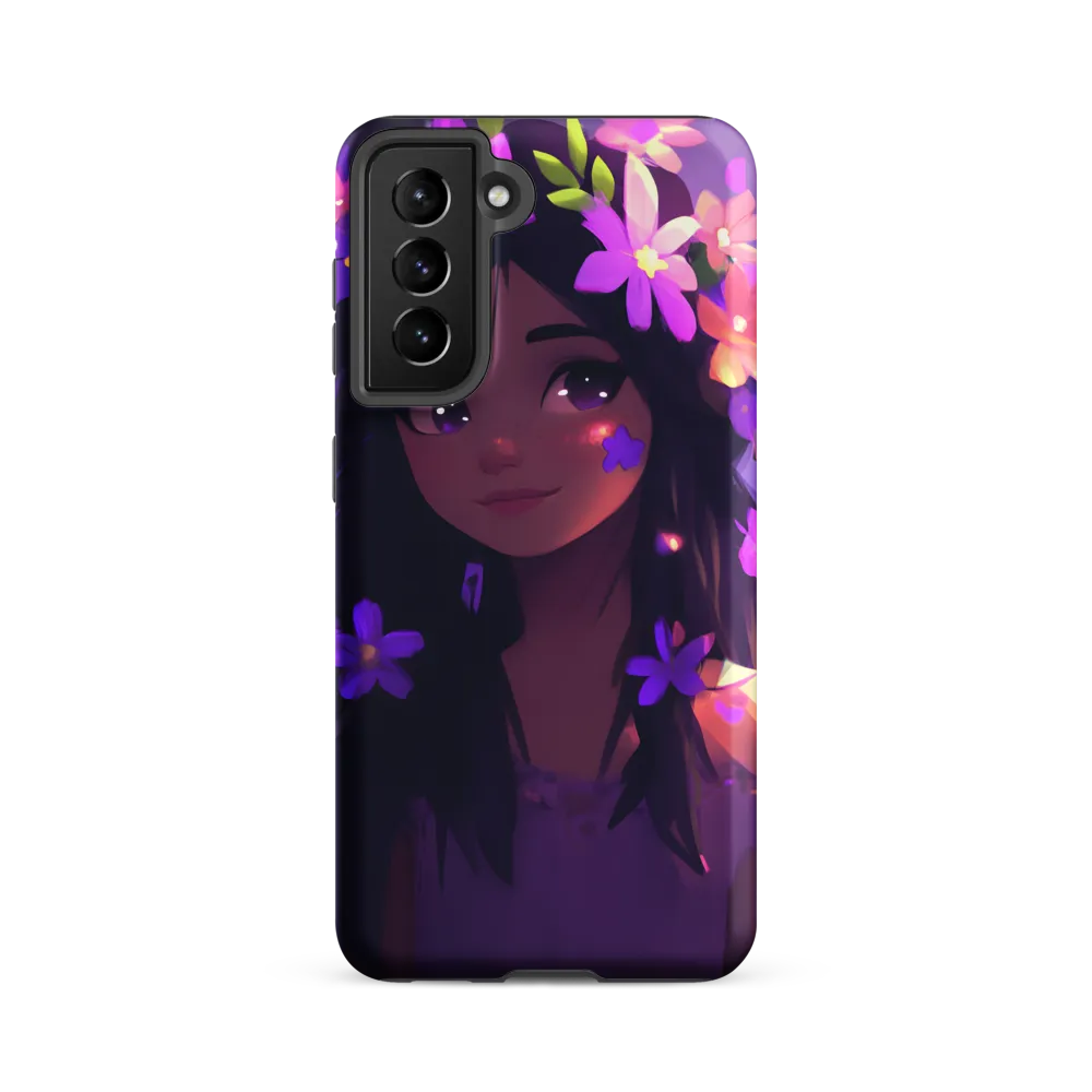 Crown of Purple Blossoms