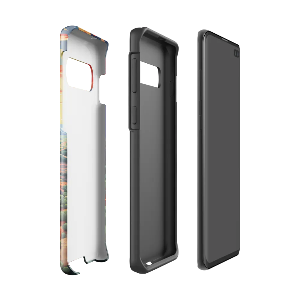 Desert Serenity at Dusk | Phone Case |  S10 | Tough Case | Glossy