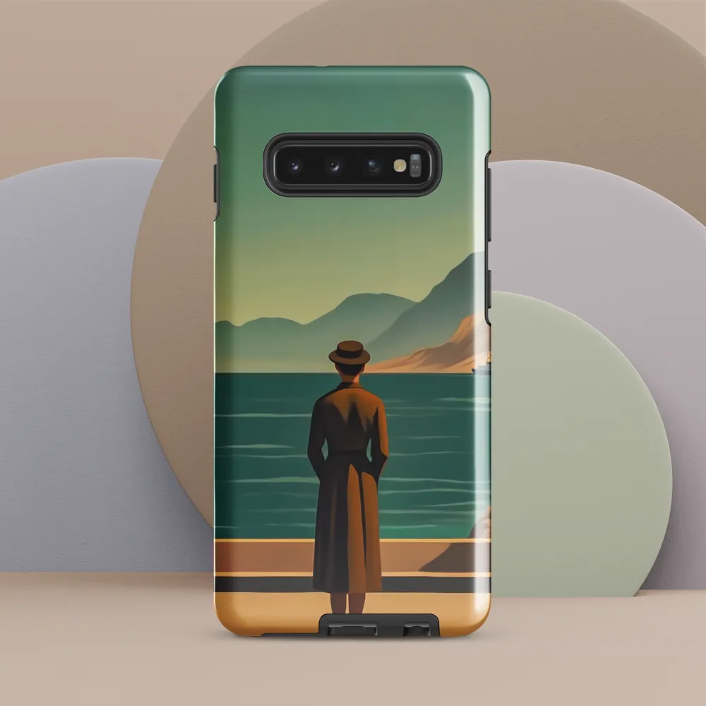 Solitude by the Sea | Phone Case |  S10 Plus | Tough Case | Glossy