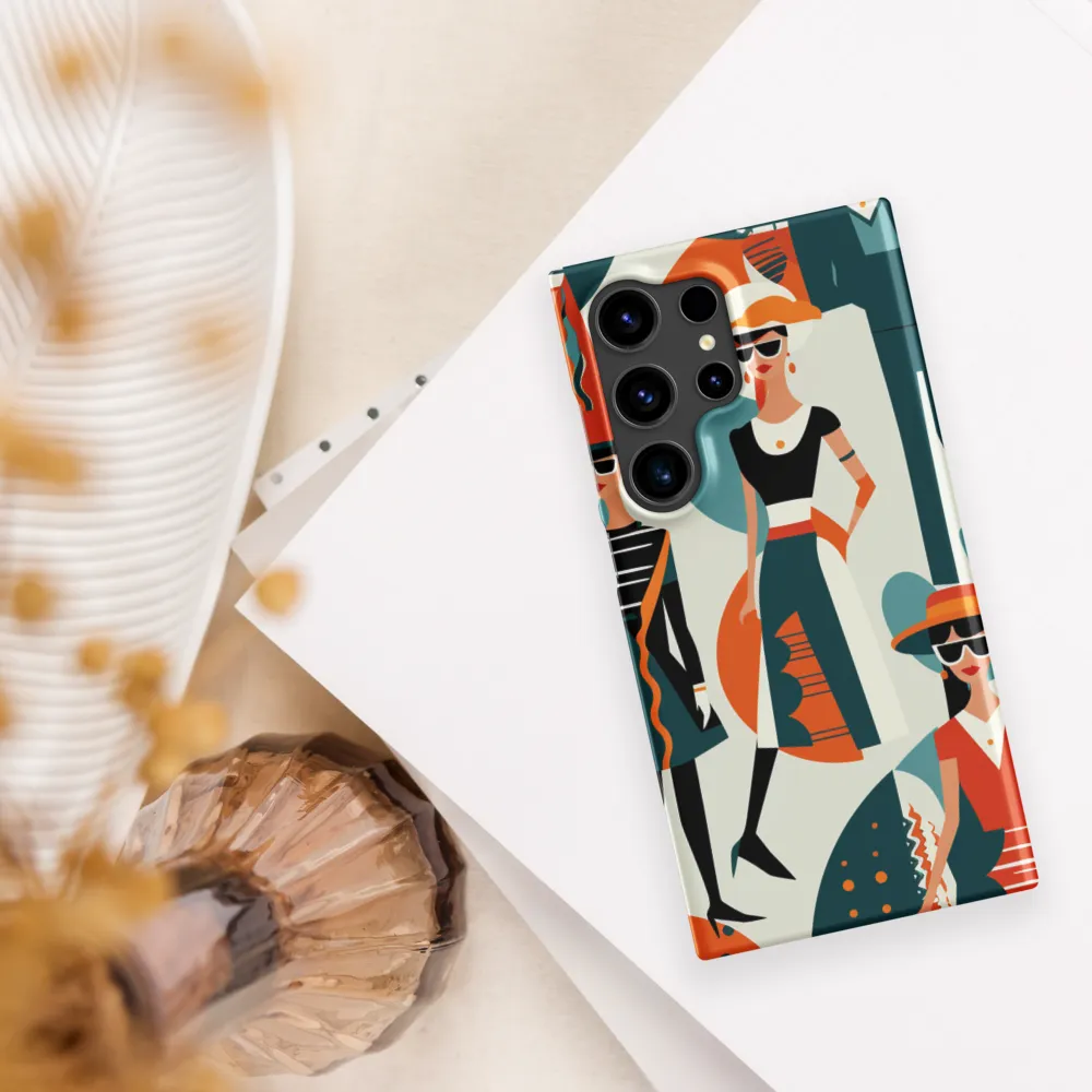 Chic Figures in Pop Art | Phone Case |  S24 Ultra | Snap Case | Matte