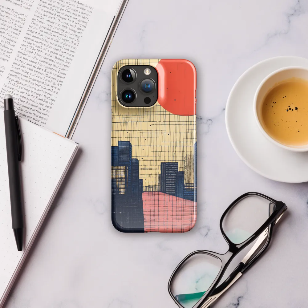 Urban Echoes: A Minimalist Cityscape