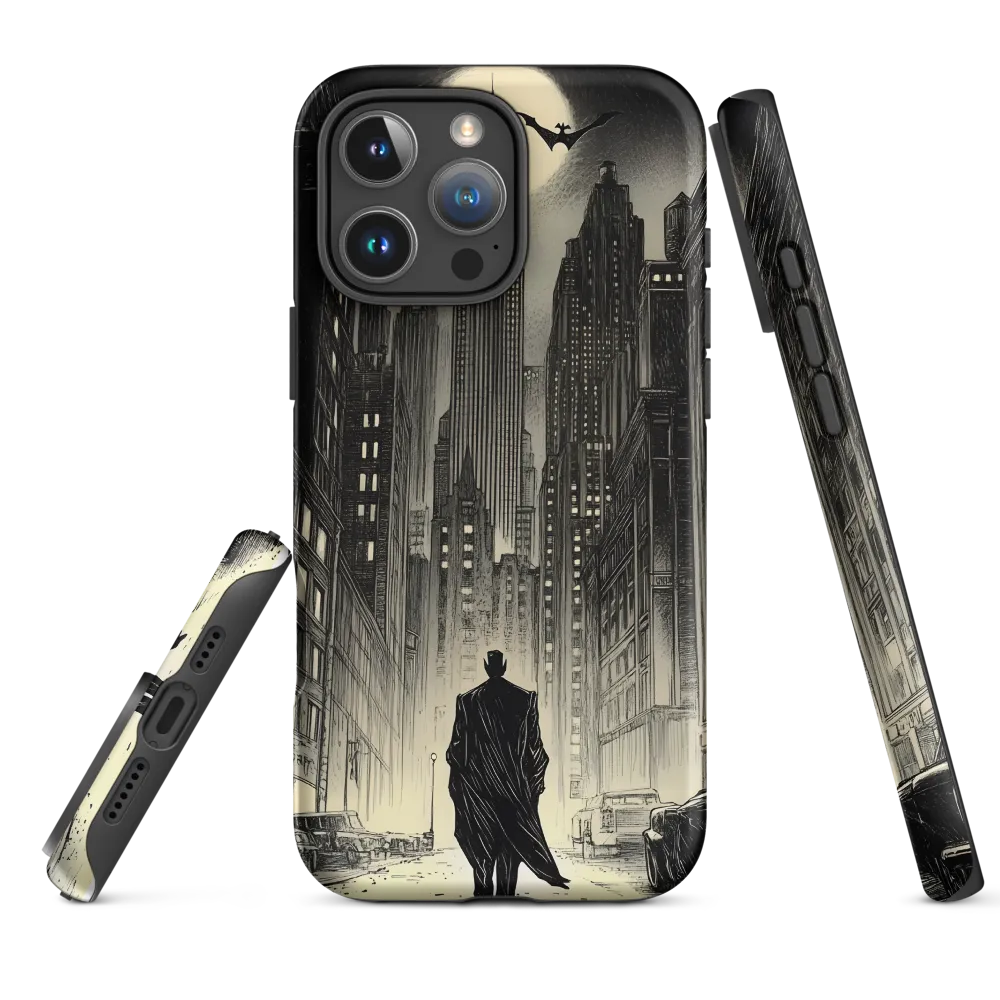 Shadows of the Gotham Night | Phone Case |  16 Pro Max | Tough Case | Matte