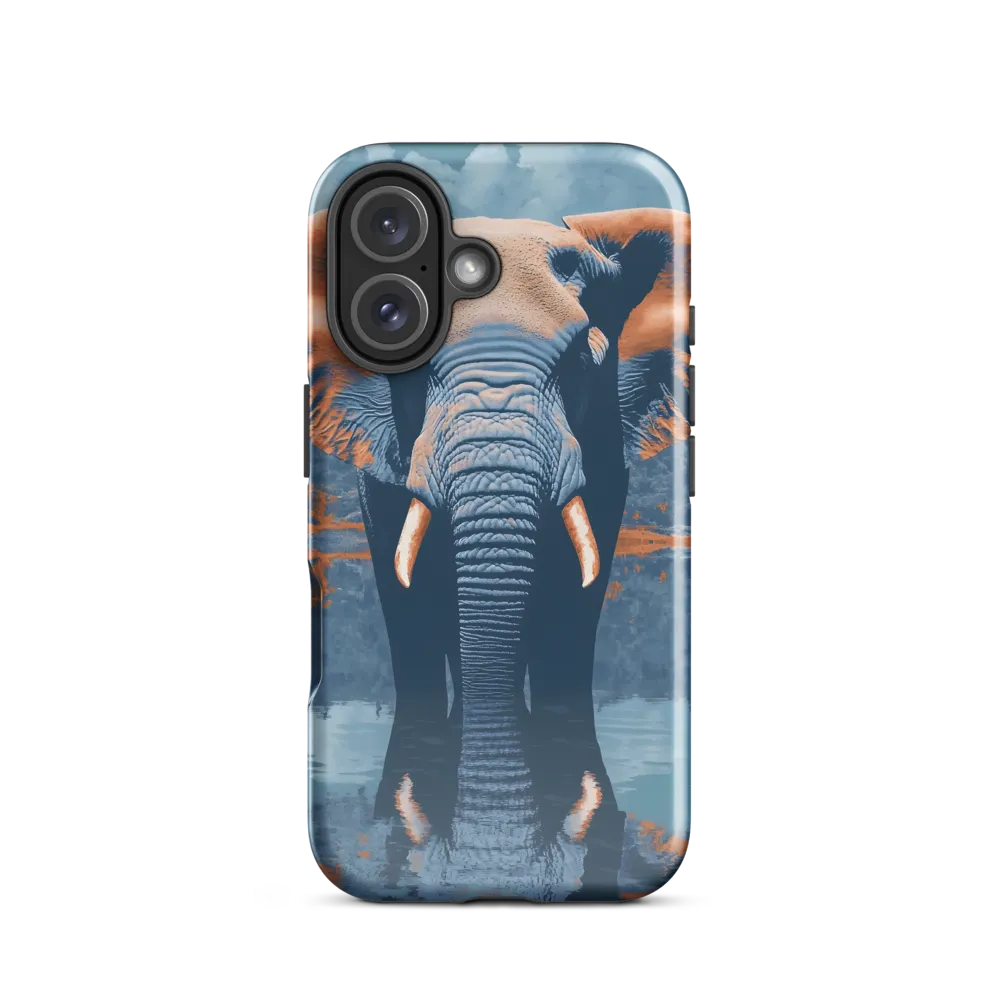 Majestic Reflection: The Elephant's Serenade