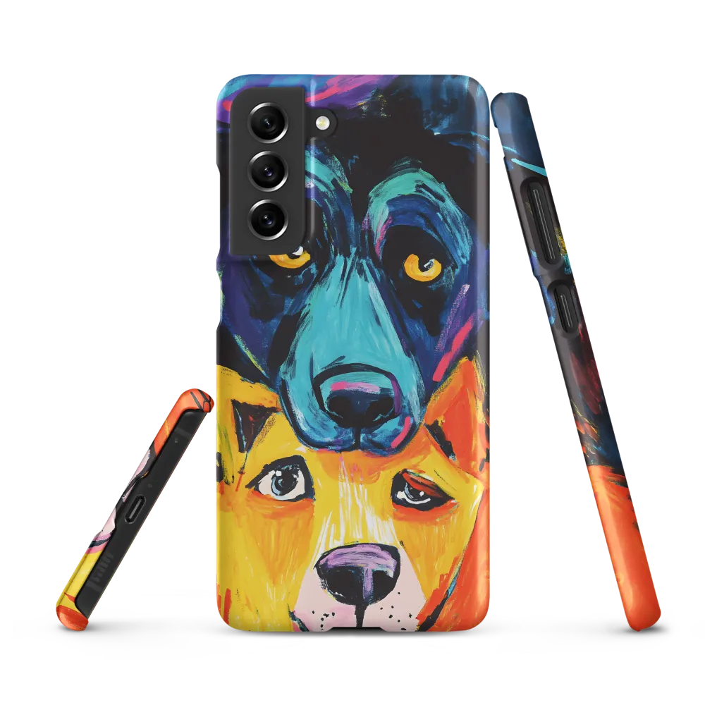 Vibrant Companions: An Expression of Canine Spirit