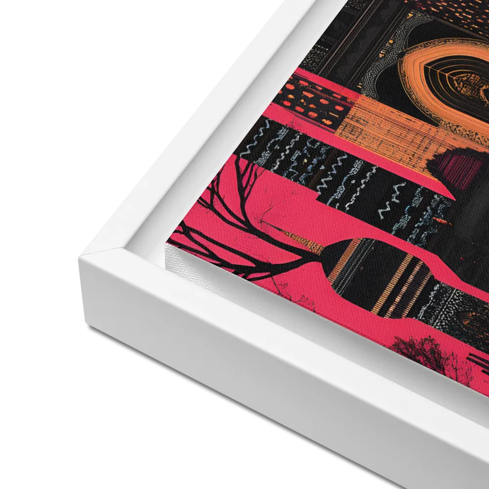 Urban Reverie | Canvas with White Frame | 12″×16″