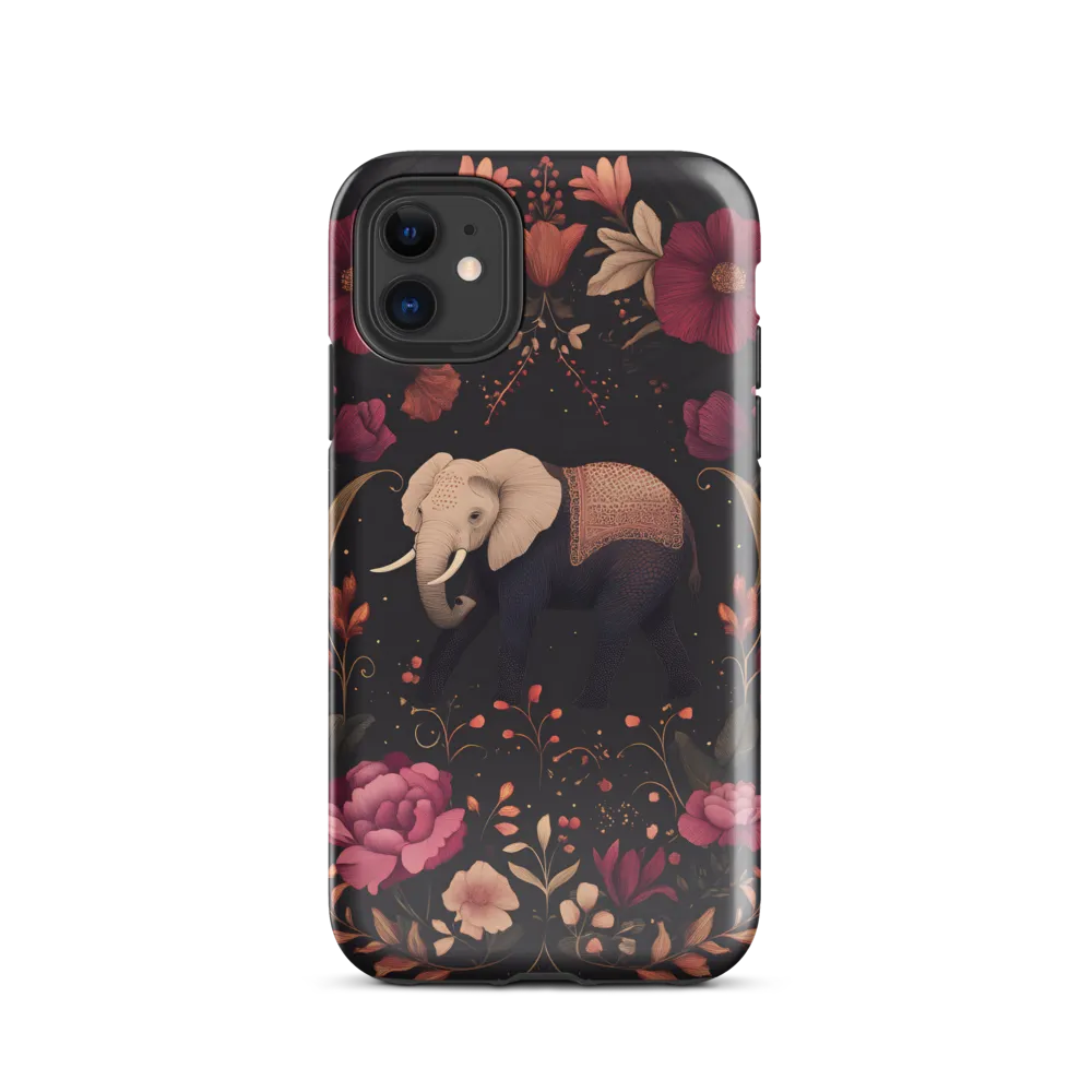 Whispers of the Wild: Elephants and Blooms