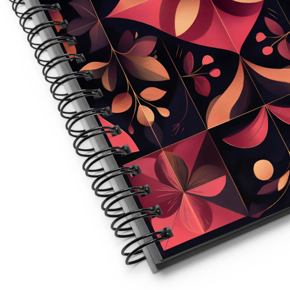 Elegance in Bloom | Spiral Notebook