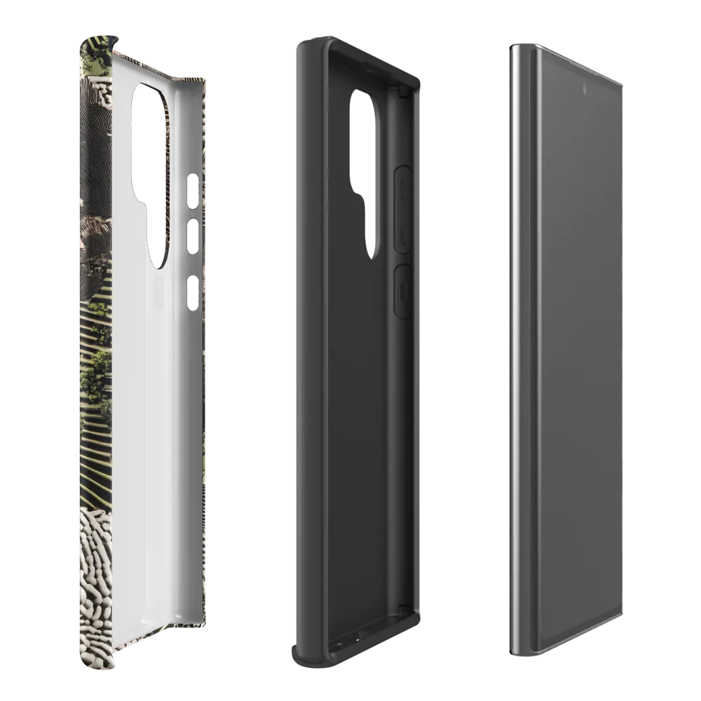 Ethereal Blend of Nature and Humanity | Phone Case |  S22 Ultra | Tough Case | Matte