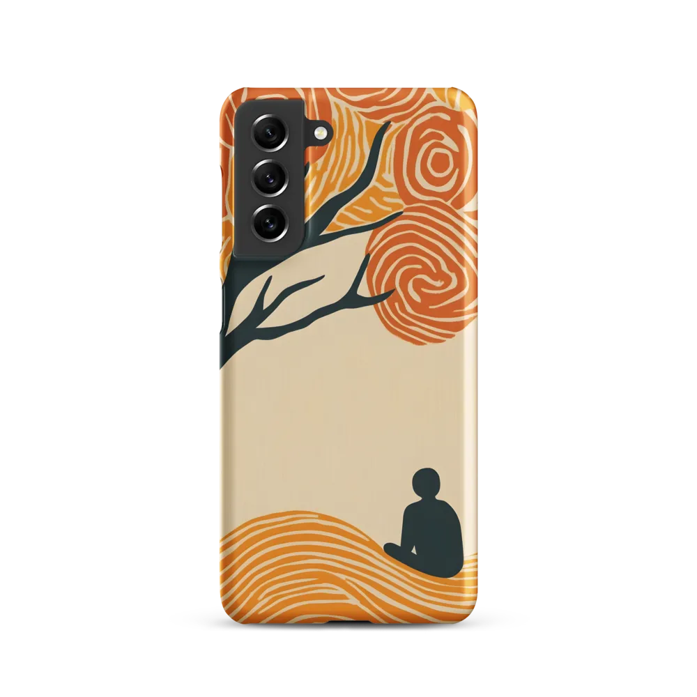 Silent Reflections under Swirling Leaves | Phone Case |  S21 | Snap Case | Matte
