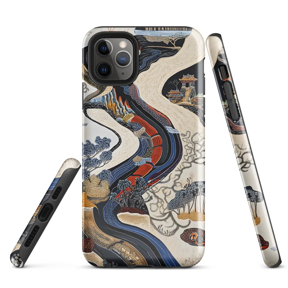 Flow of Tranquility | Phone Case |  11 Pro Max | Tough Case | Glossy