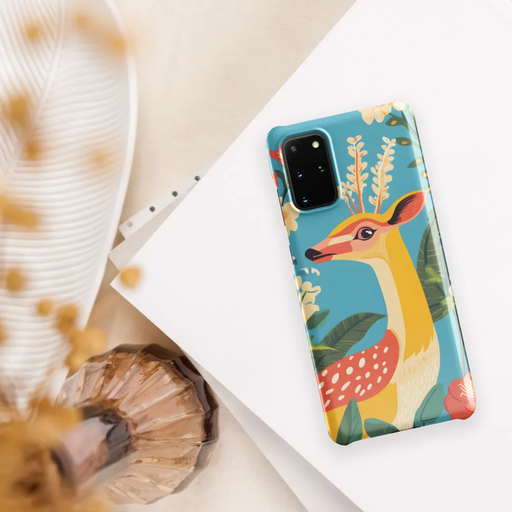 Serene Majesty: A Vibrant Deer Amidst Flora