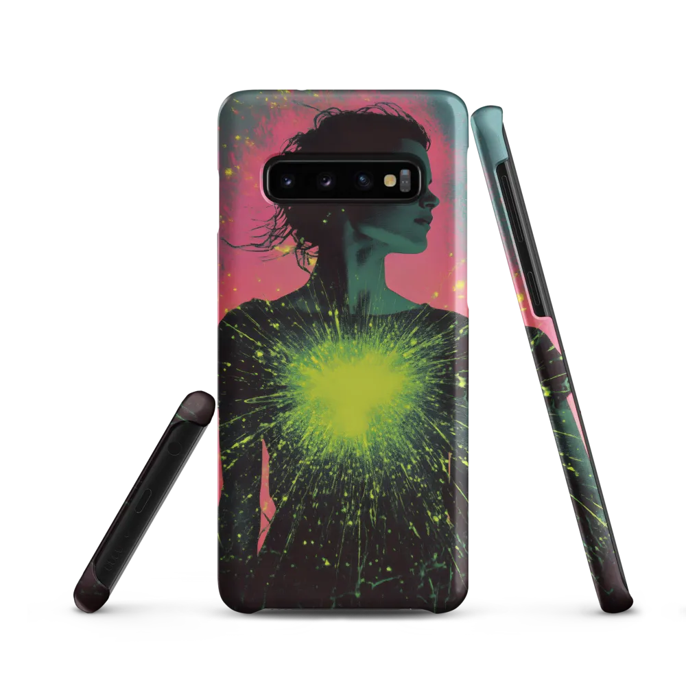 Cosmic Heart: A Surreal Portrait of Strength