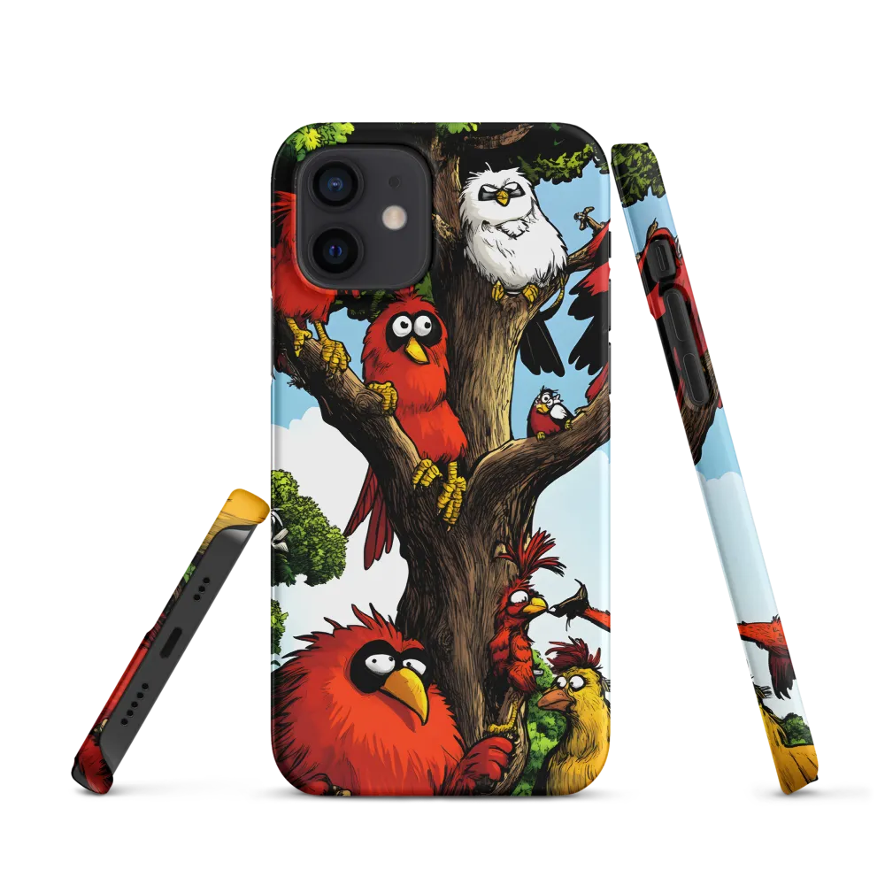 Whimsical Avian Gathering