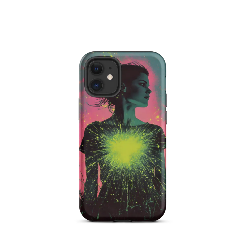 Cosmic Heart: A Surreal Portrait of Strength