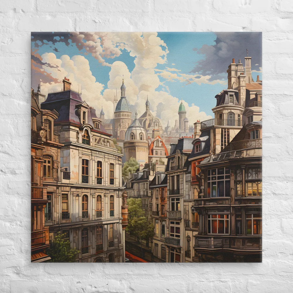 Whispers of a Timeless City | Canvas | 37″×37″