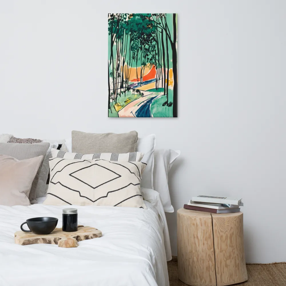 Winding Path Through the Forest | Canvas | 24″×36″