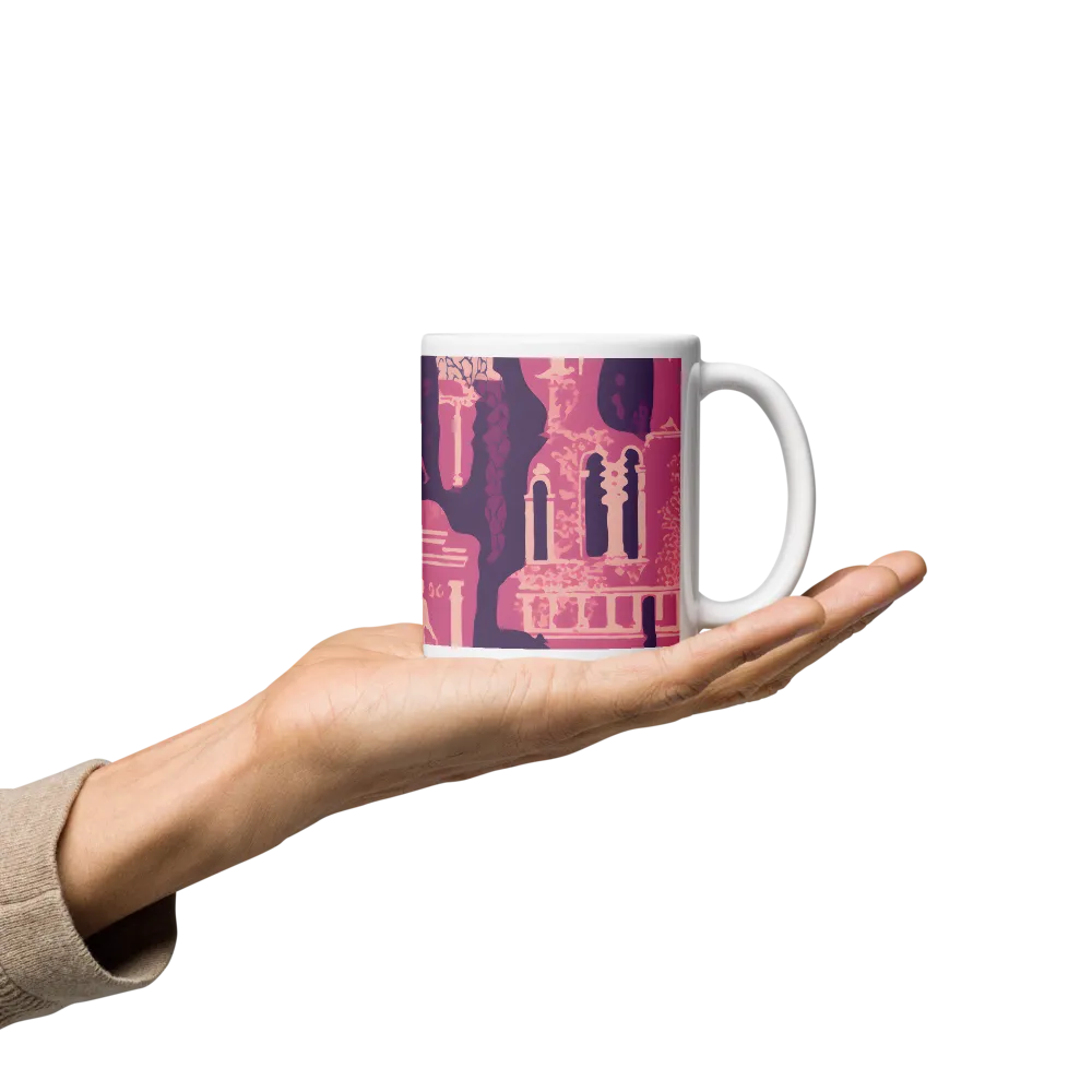 Whimsical Interplay of Figures and Architecture | Mugs | Multiple Sizes & Colors