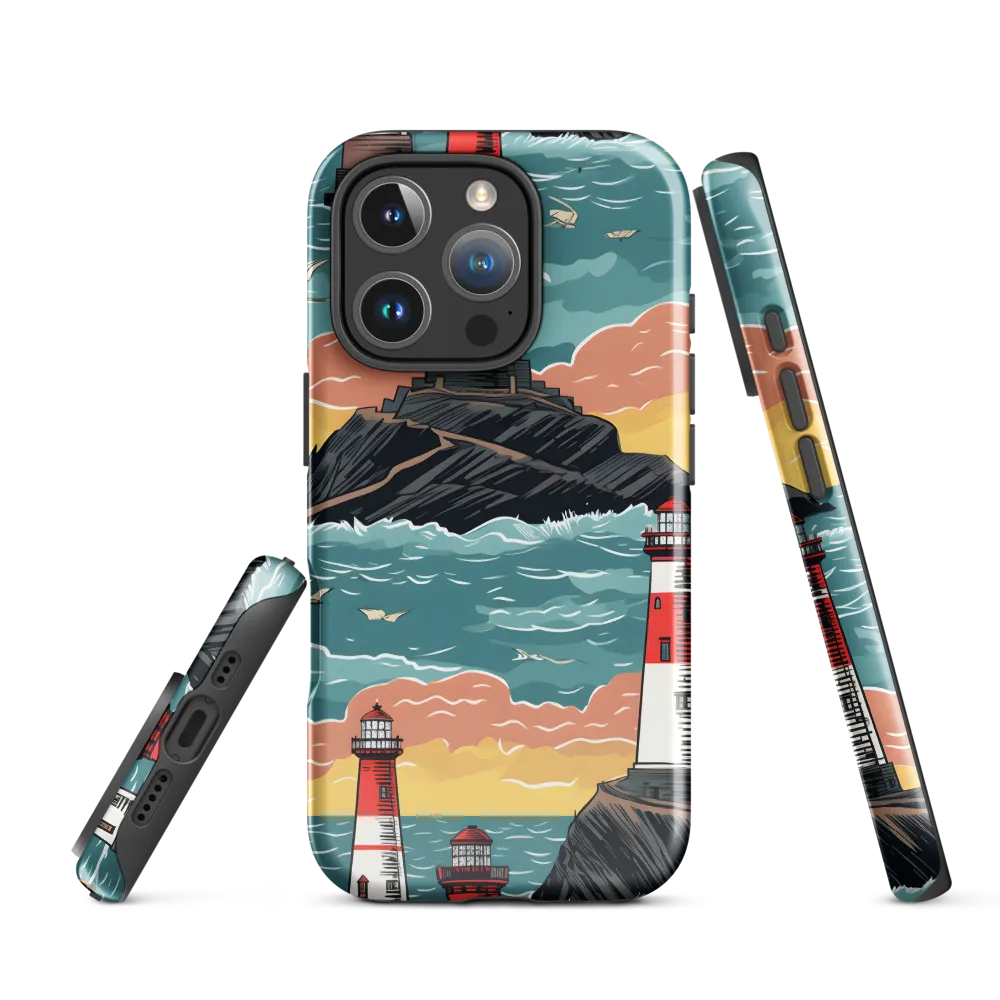 Lighthouses in a Whimsical Ocean