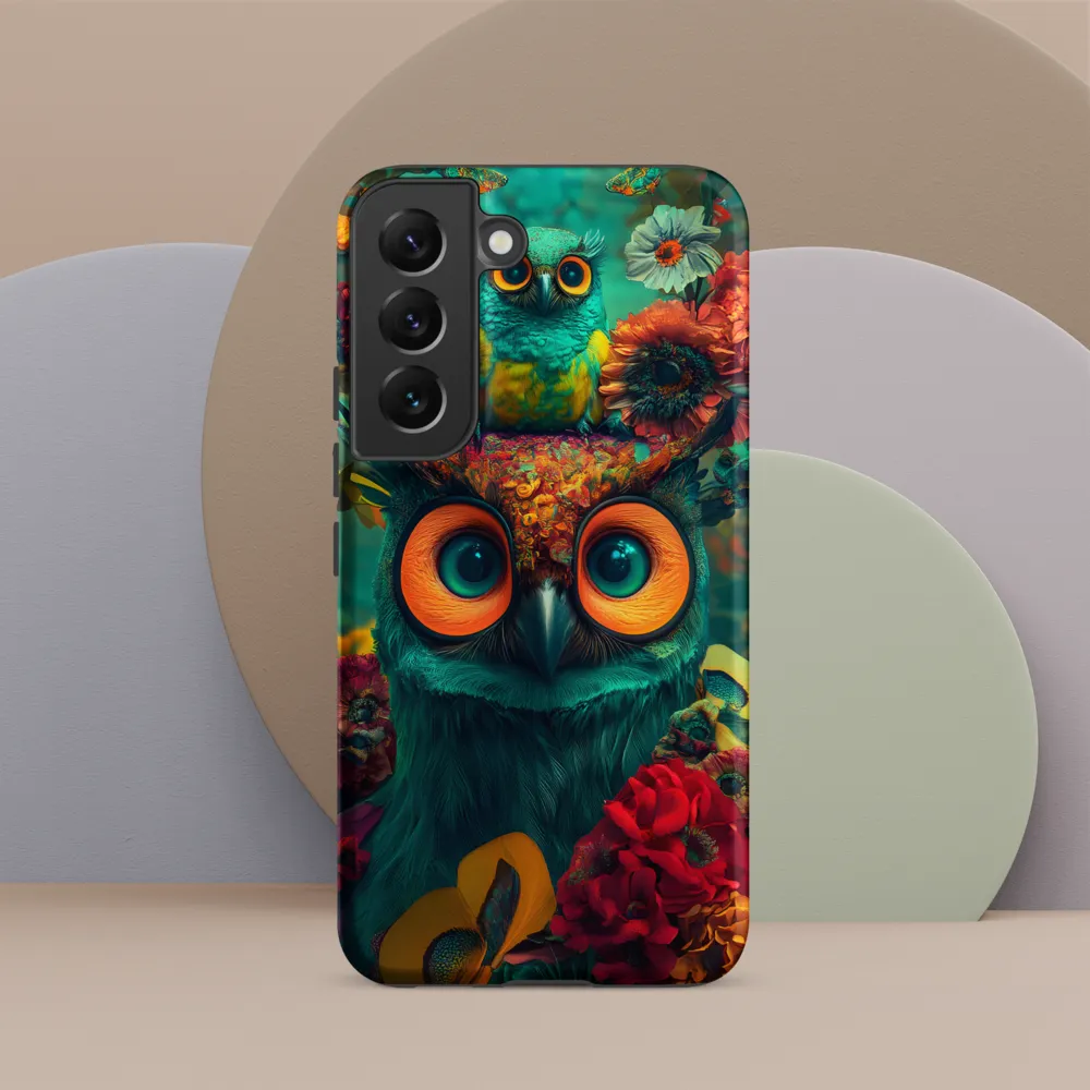 Majestic Harmony: The Floral Owl