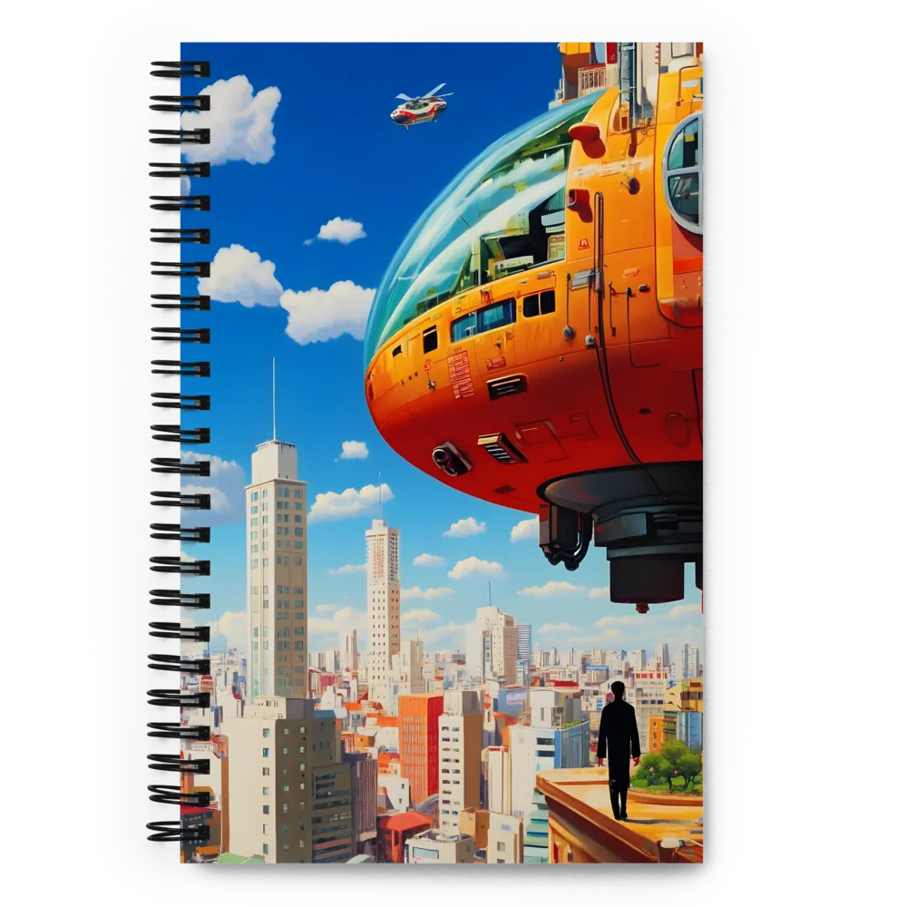 Urban Dreams of the Future | Spiral Notebook