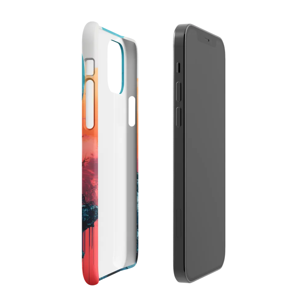 Ethereal Landscapes: A Dance of Color and Form | Phone Case |  12 Pro | Snap Case | Matte