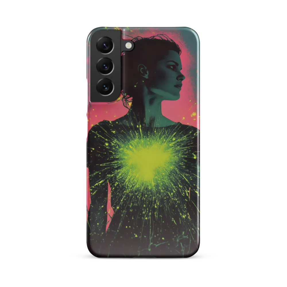 Cosmic Heart: A Surreal Portrait of Strength