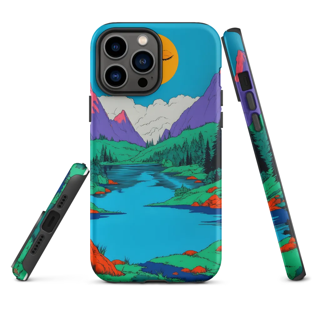 Whimsical Serenity in Vibrant Colors