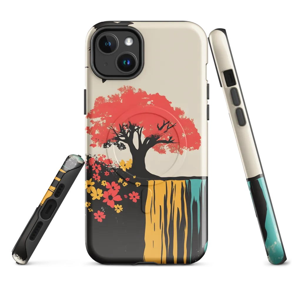 Serene Cascade of Colors