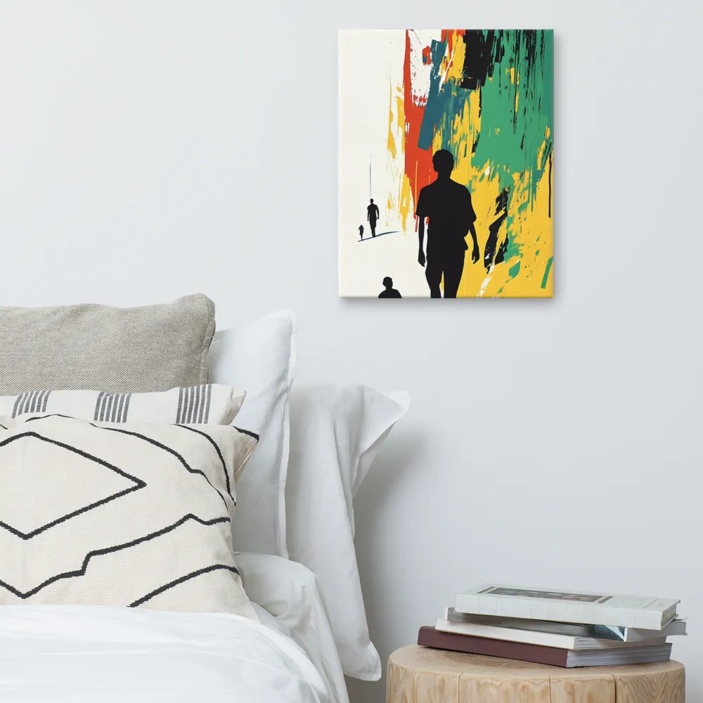 Journey of Silhouettes | Canvas | 16″×20″