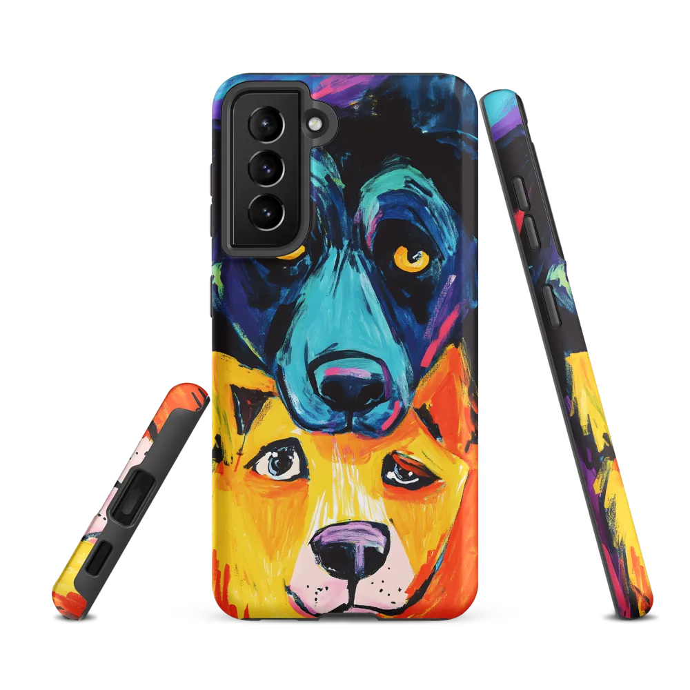 Vibrant Companions: An Expression of Canine Spirit