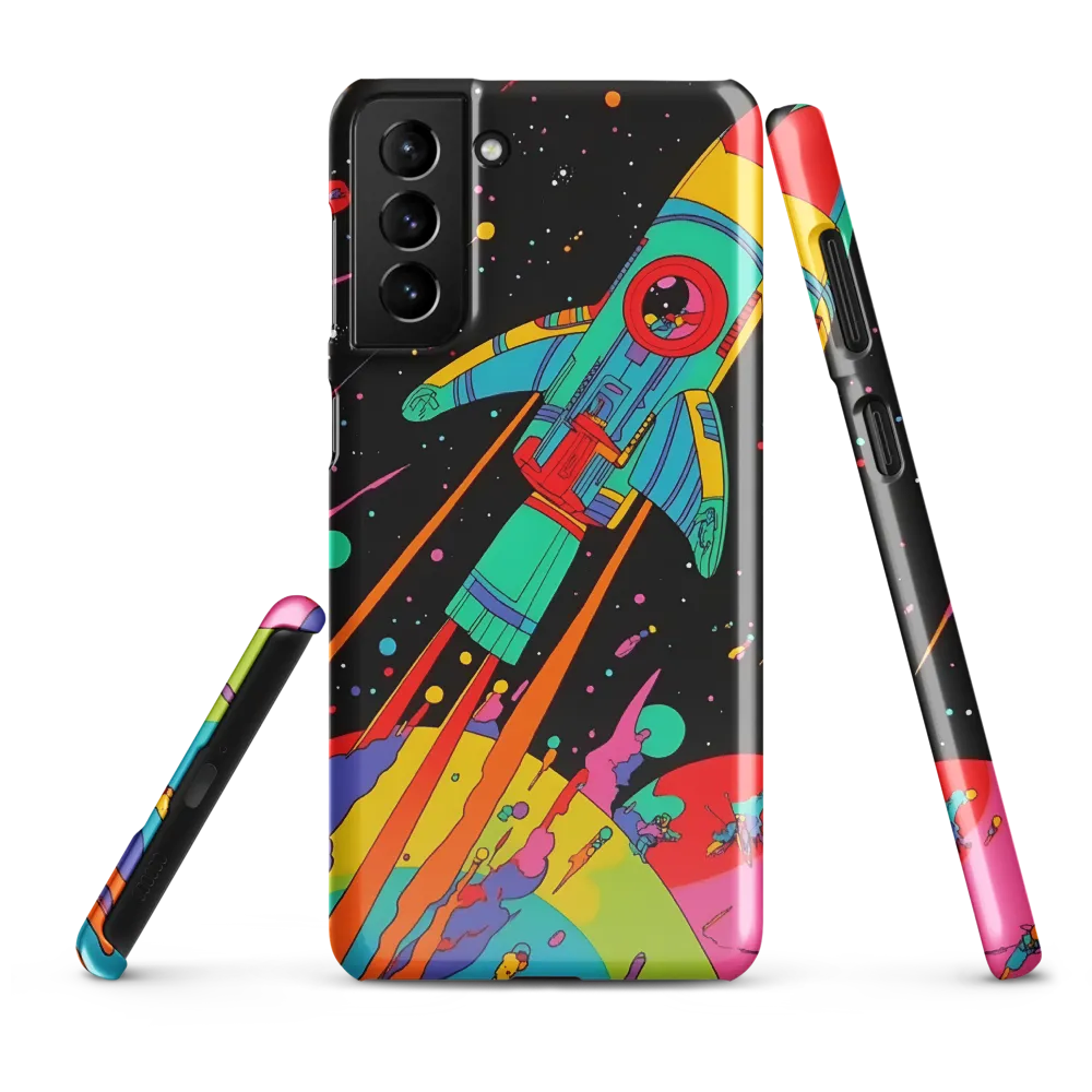 Cosmic Voyage: The Neon Lift-Off