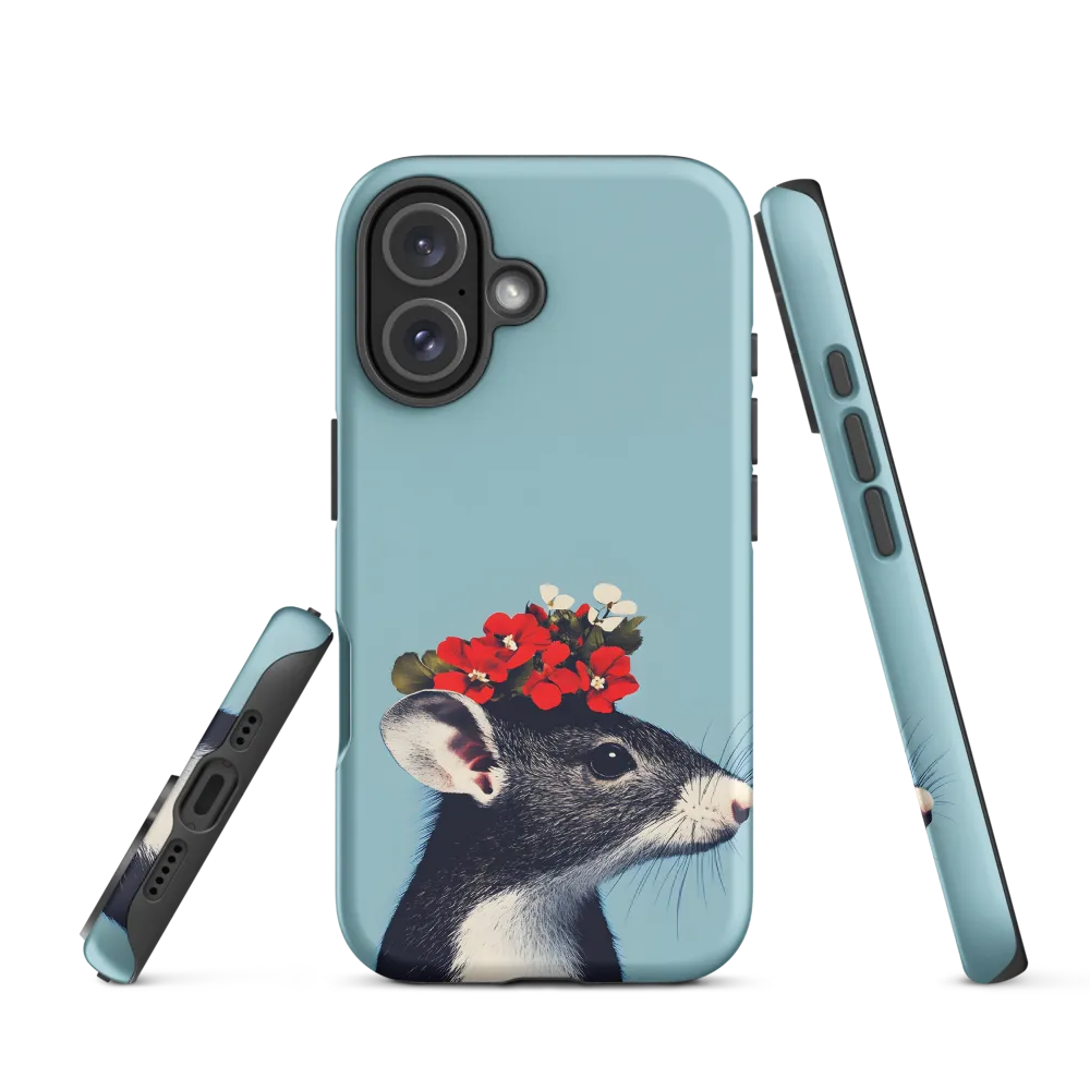 Whimsical Flora: A Mouse's Floral Crown