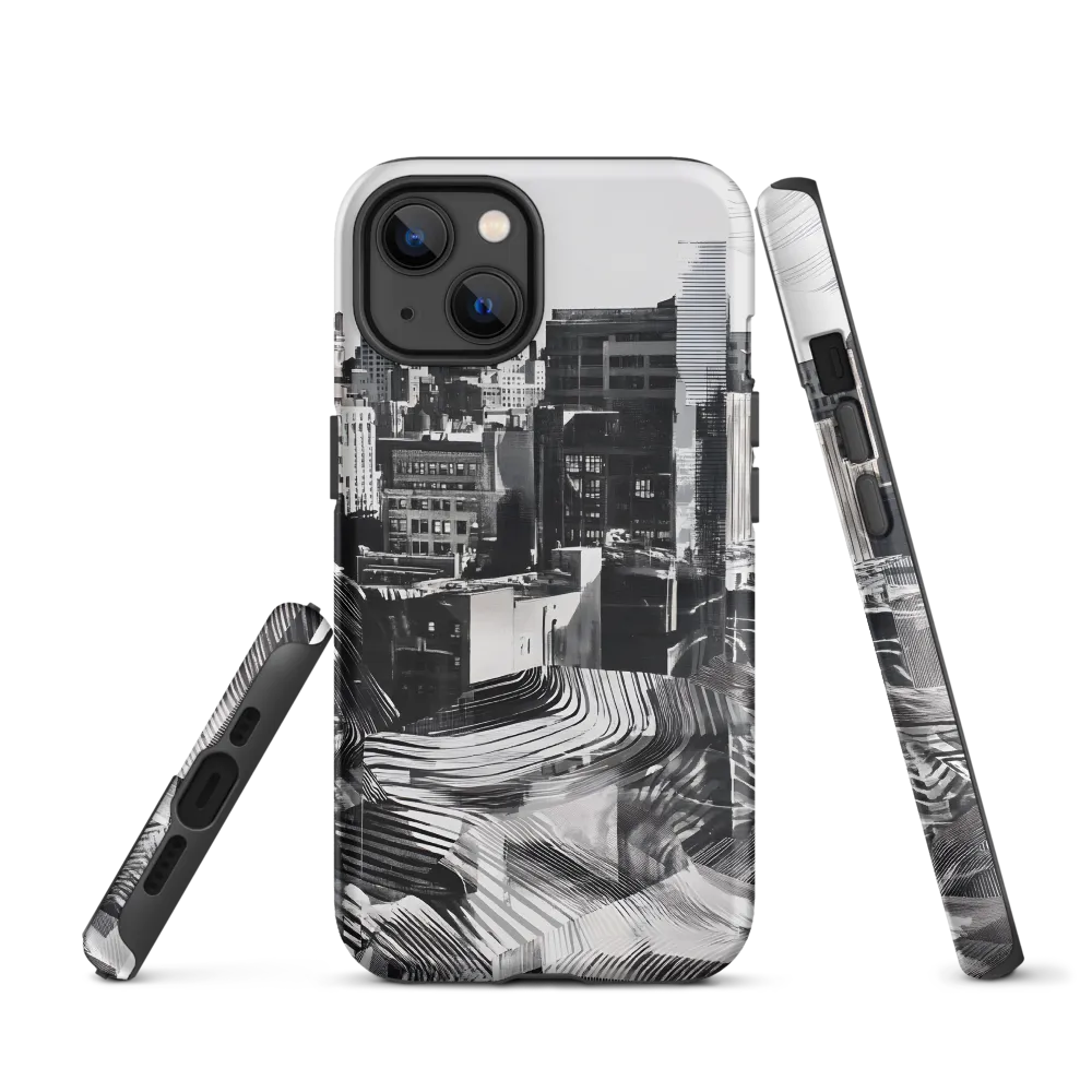 Urban Rhythm in Black and White | Phone Case |  13 | Tough Case | Matte