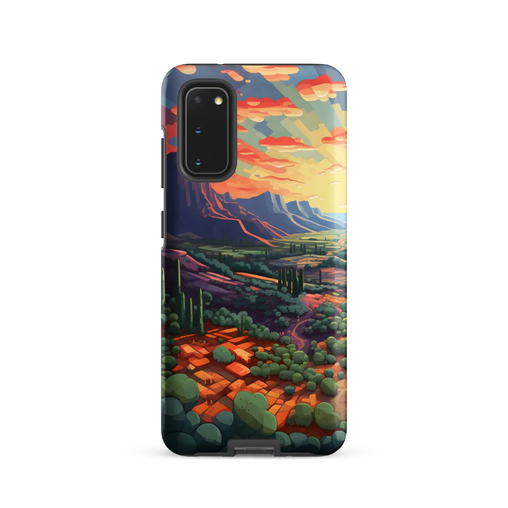 Desert Serenity at Dusk | Phone Case |  S20 | Tough Case | Matte