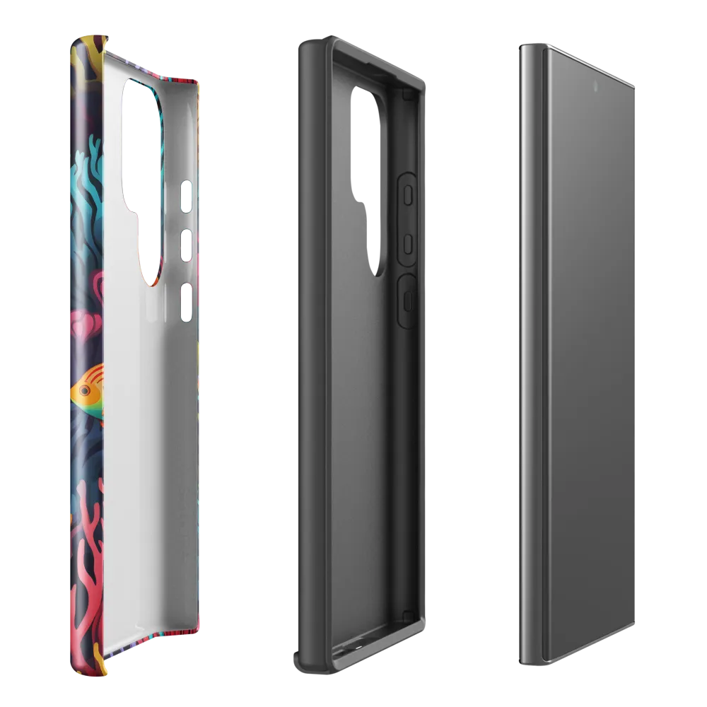 Underwater Harmony: A Coral Reef Wonderland | Phone Case |  S23 Ultra | Tough Case | Glossy
