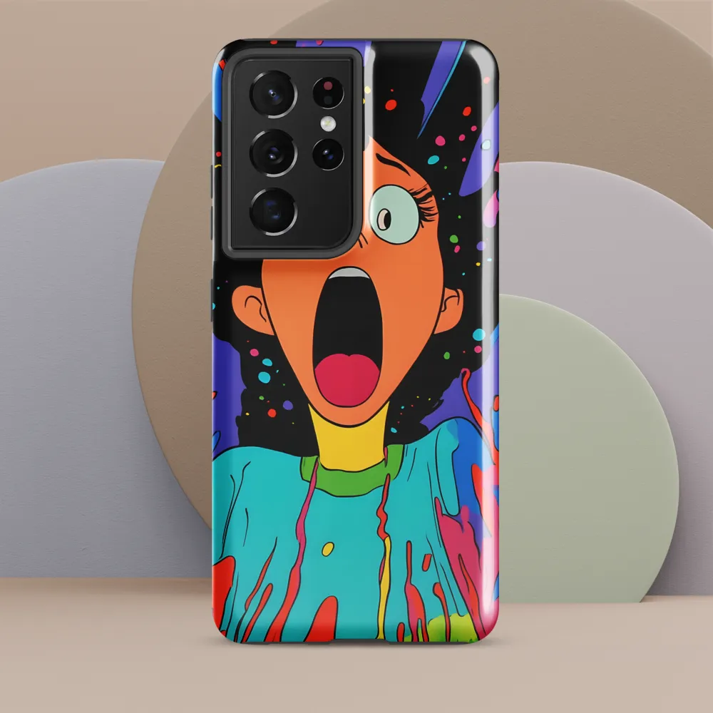 Eruption of Emotion | Phone Case |  S21 Ultra | Tough Case | Glossy