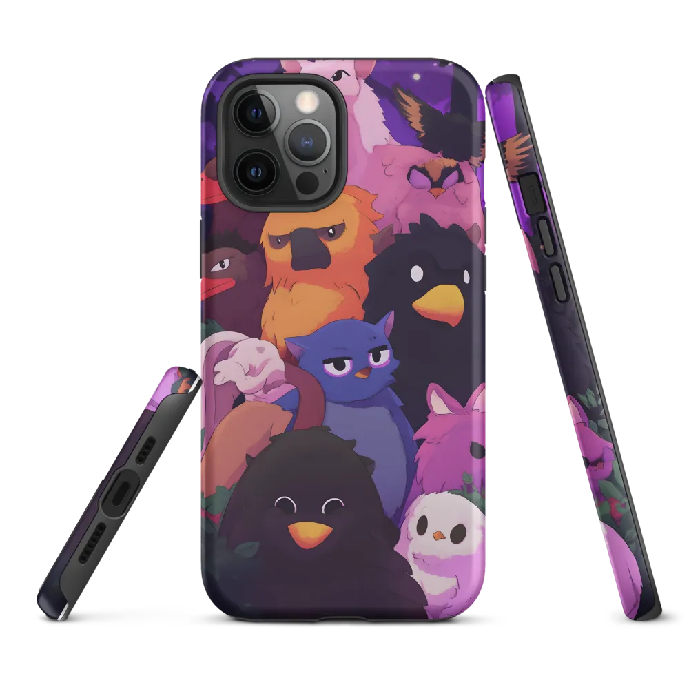 Whimsical Avian Gathering
